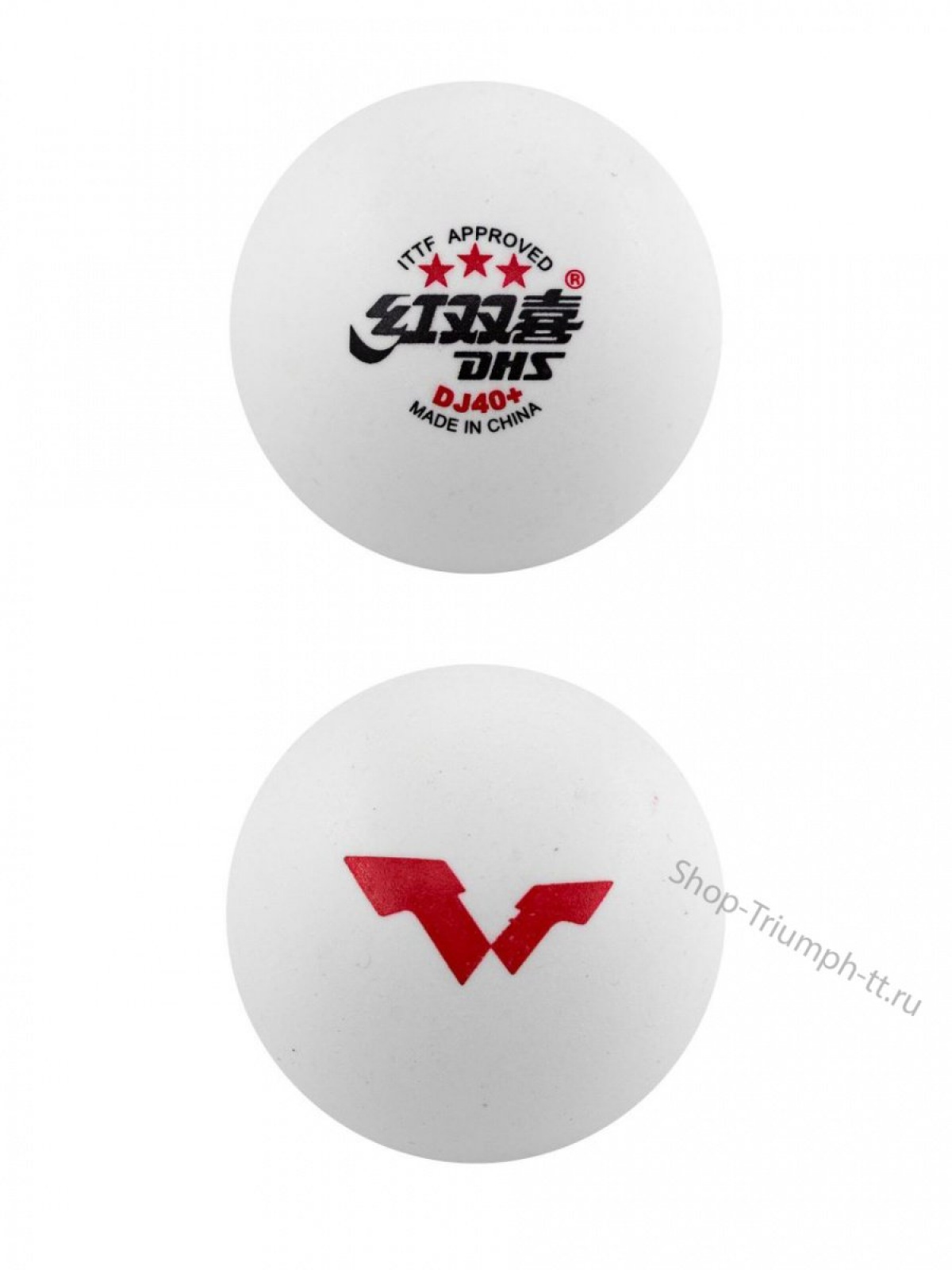 Мячи DHS 3***40+ WTT