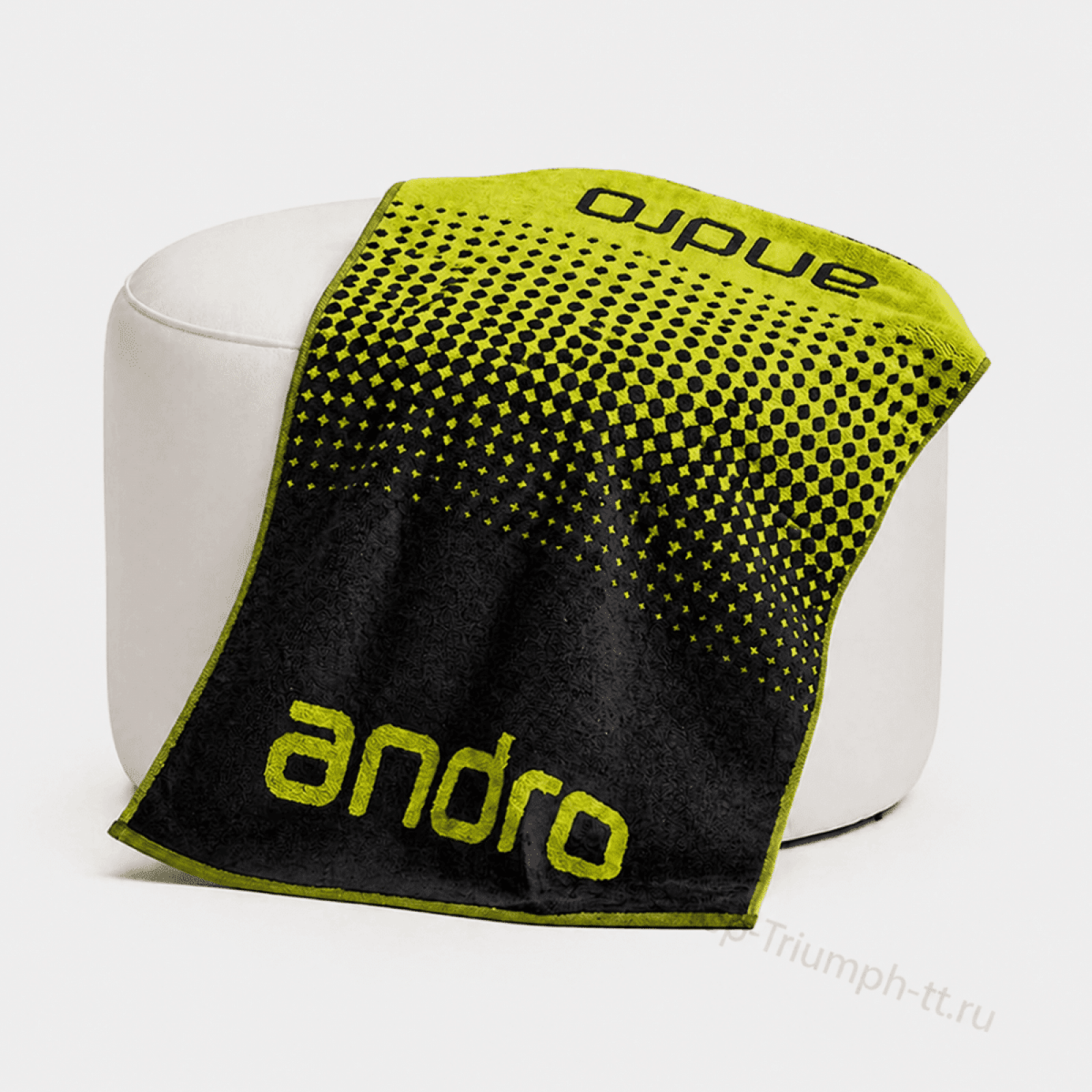 Полотенце ANDRO, желтый/перфорация