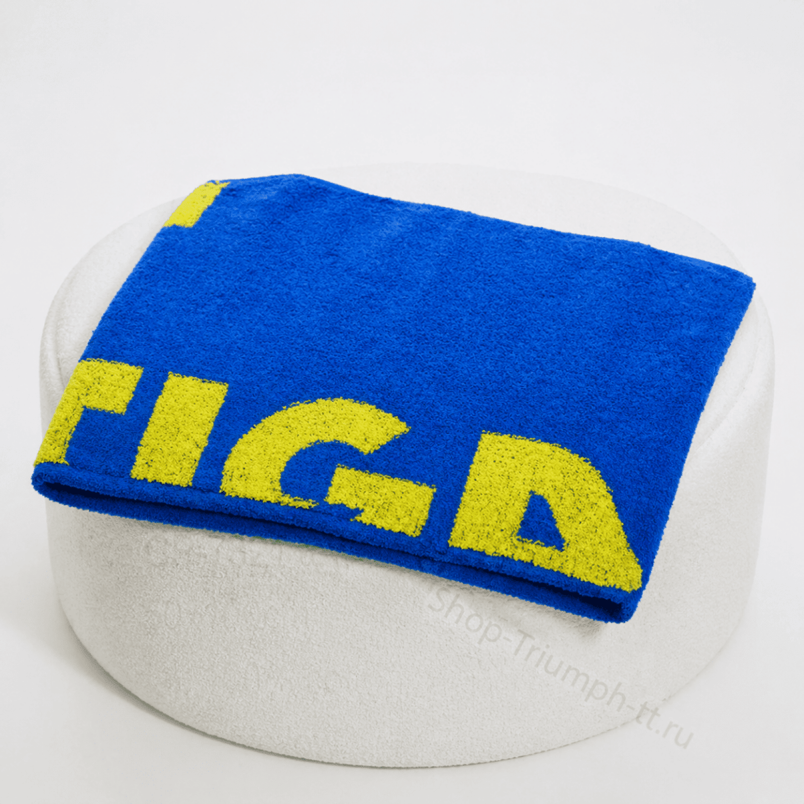 Полотенце STIGA, цвет синий/желтый