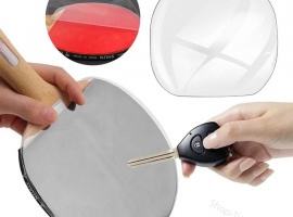 Защитная пленка для накладок обеспечивает долгий срок службы ракетки
