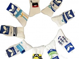 Носки для настольного тенниса BUTTERFLY. Рисунок: случайный
