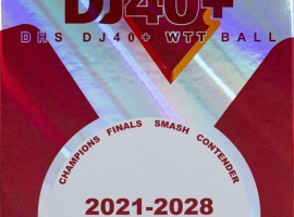 Мячи для настольного тенниса DHS 3*** DJ40+ WTT ITTF бел. 6 шт.
