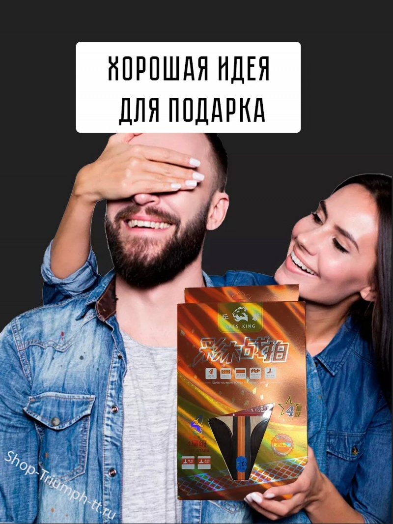 Ракетка ARES KING 4* + чехол